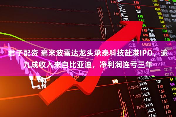 君子配资 毫米波雷达龙头承泰科技赴港IPO，逾九成收入来自比亚迪，净利润连亏三年