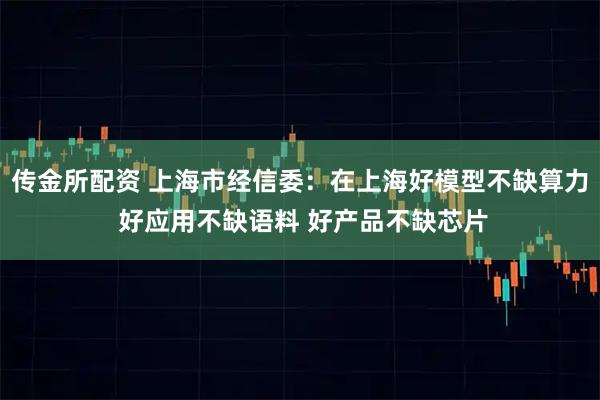 传金所配资 上海市经信委：在上海好模型不缺算力 好应用不缺语料 好产品不缺芯片