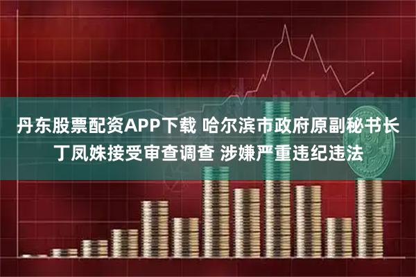 丹东股票配资APP下载 哈尔滨市政府原副秘书长丁凤姝接受审查调查 涉嫌严重违纪违法