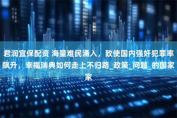 君润宜保配资 海量难民涌入，致使国内强奸犯罪率飙升，幸福瑞典如何走上不归路_政策_问题_的国家