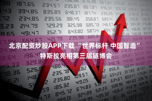 北京配资炒股APP下载 “世界标杆 中国智造” 特斯拉亮相第三届链博会